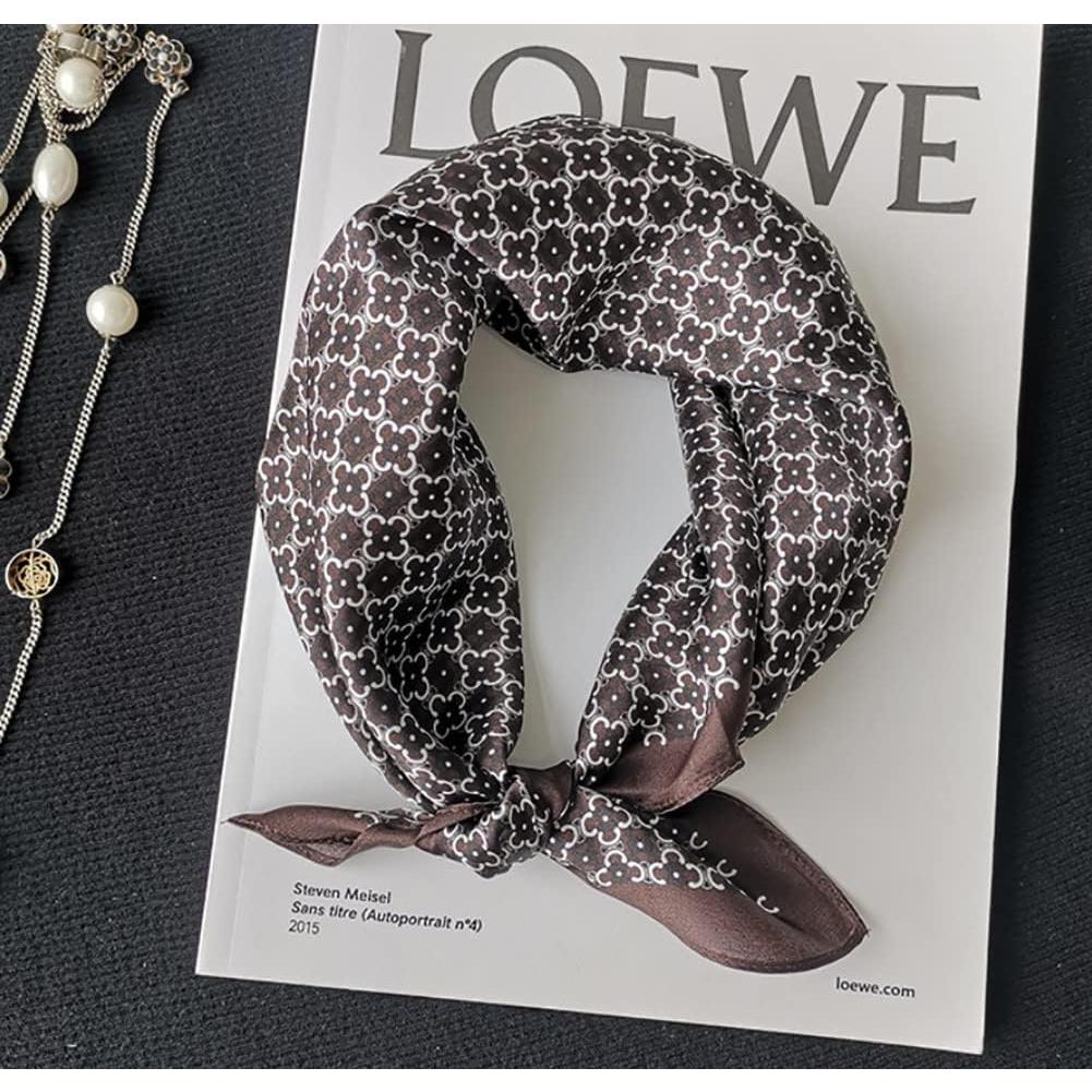 Bufanda de Seda 100% Morera JERLA 53x53cm Diseño Paisley