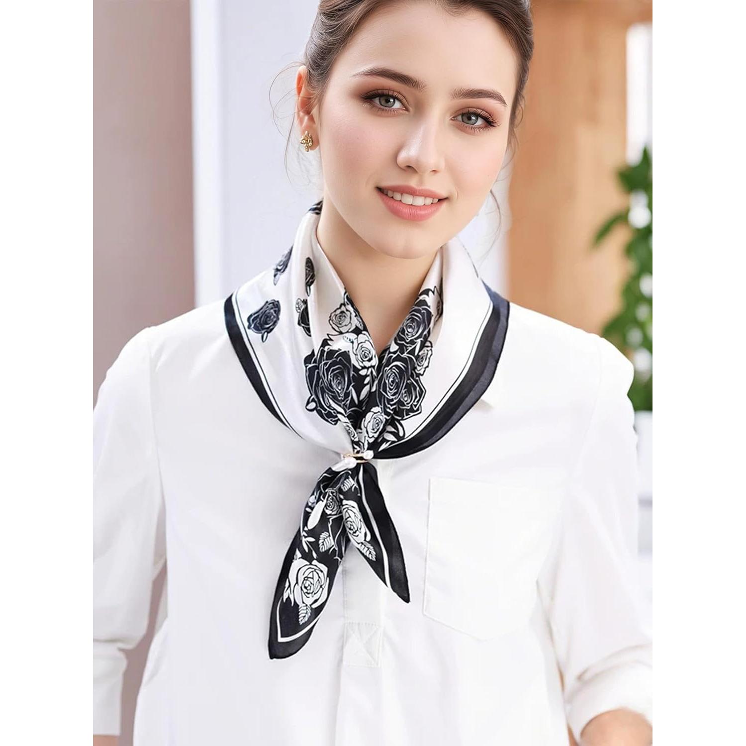 Pañuelo de Seda de Morera ANDANTINO 100% 53x53 cm - Bufanda Unisex