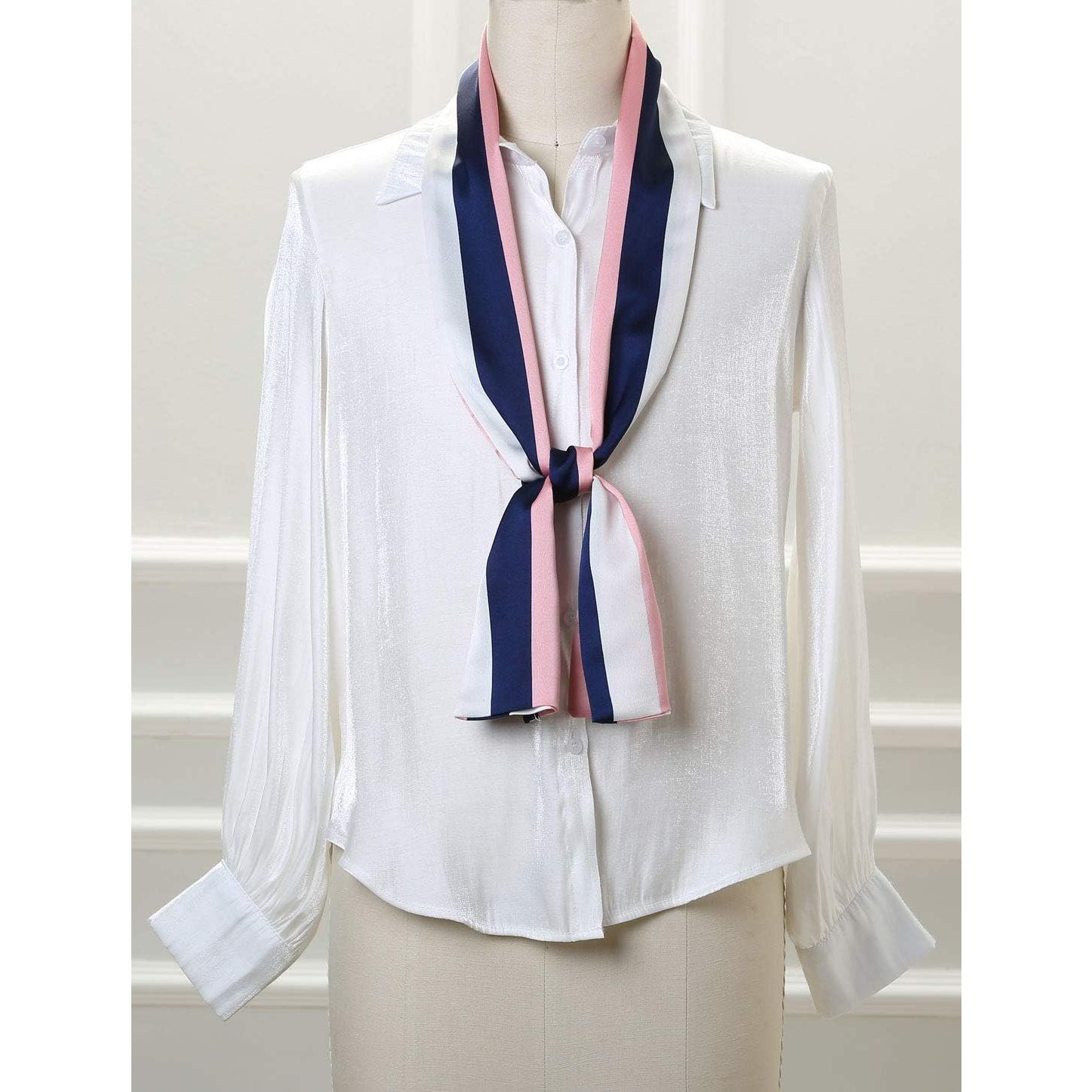 Bufanda Larga Allegra K para Mujeres Estampada 147x13 cm