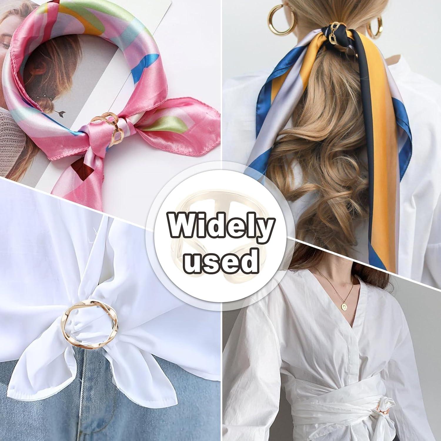 Paquete de 6 Clips para Bufanda y Corbata Wshxjzyay - Antideslizantes