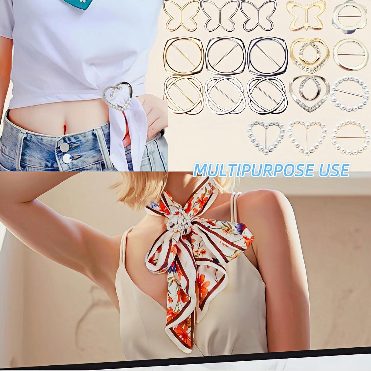 Set de 18 Clips de Ropa para Mujeres YVYAVGE - Ajuste y Estilo