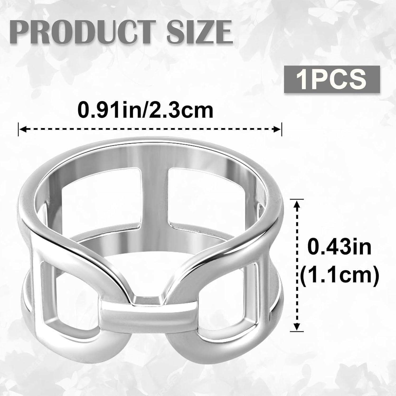 Clip de Bufanda Pndeyo para Mujeres - Aleación Hipoalergénica Plata