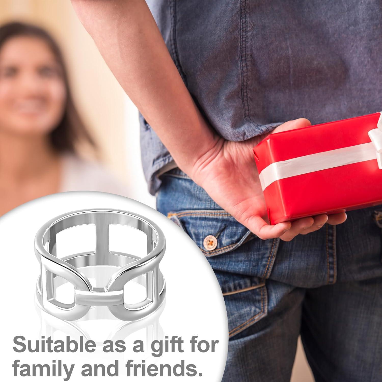 Clip de Bufanda Pndeyo para Mujeres - Aleación Hipoalergénica Plata