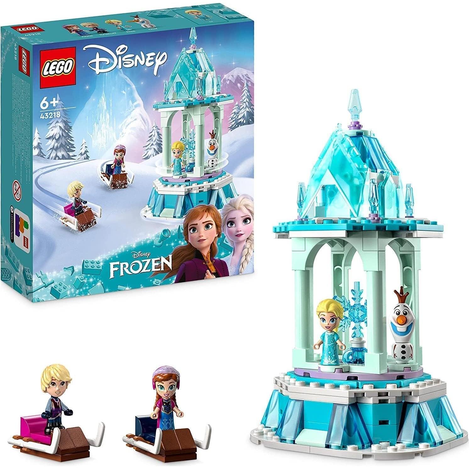 LEGO Disney Frozen Carrusel Mágico 43218 con 4 Figuras
