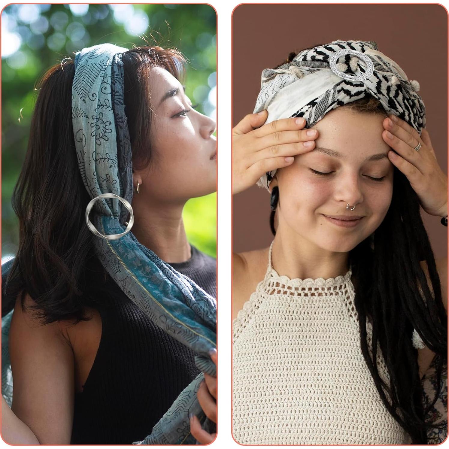 Juego de 13 Clips Ajustables para Bufanda y Camisetas - Decorativos