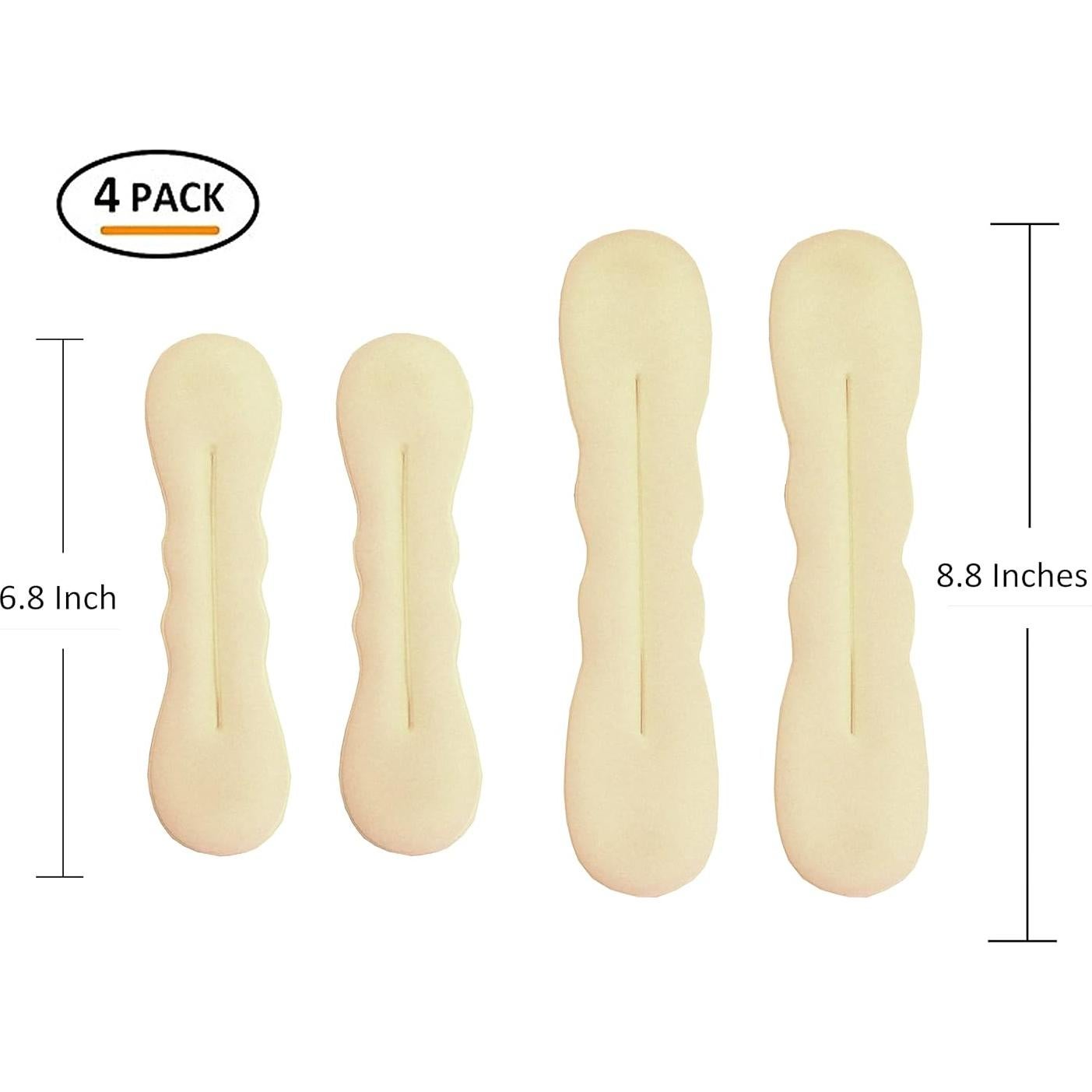 Creador de Moños Styla Hair - 4 Piezas (2 Grandes, 2 Pequeños) Rubios