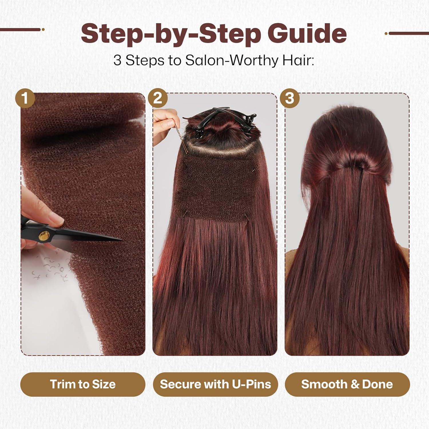 Relleno de Cabello Voluminizador Juloviy 180 cm con Accesorios