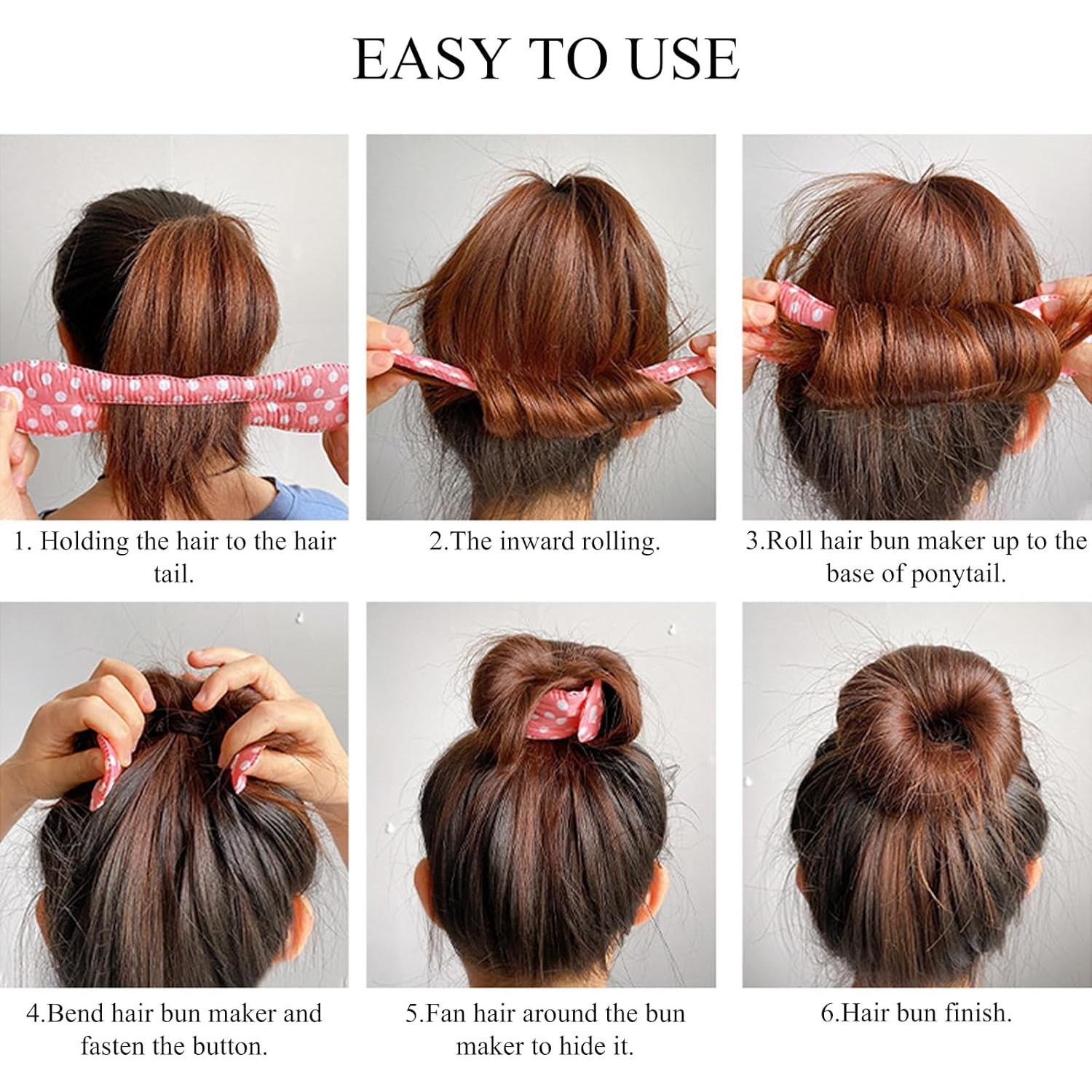 10 Piezas Hacedor de Moño de Cabello Aswewamt - Accesorios Creativos