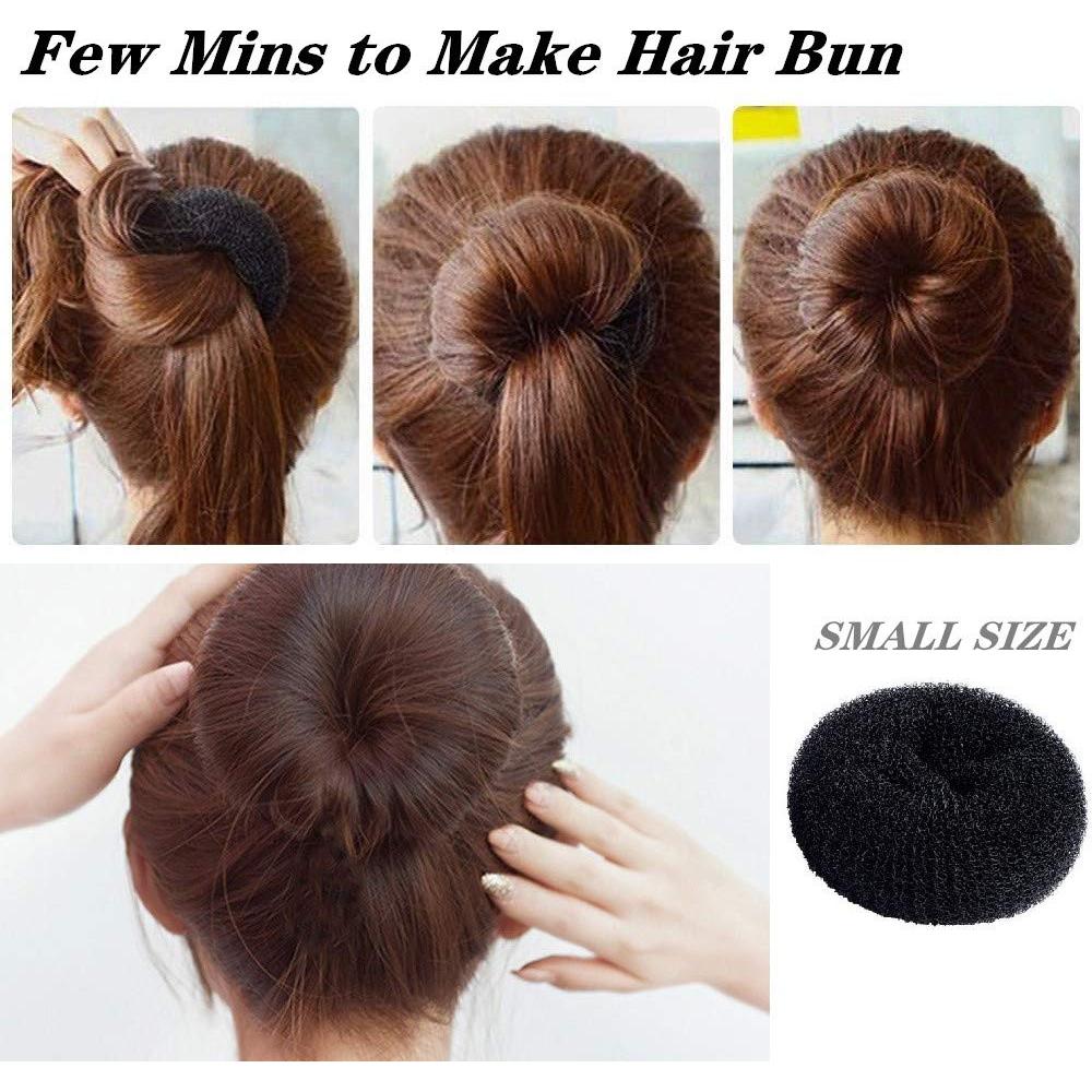 Paquete de 4 Hacedores de Moño Mini FULINJOY 6 cm Negro