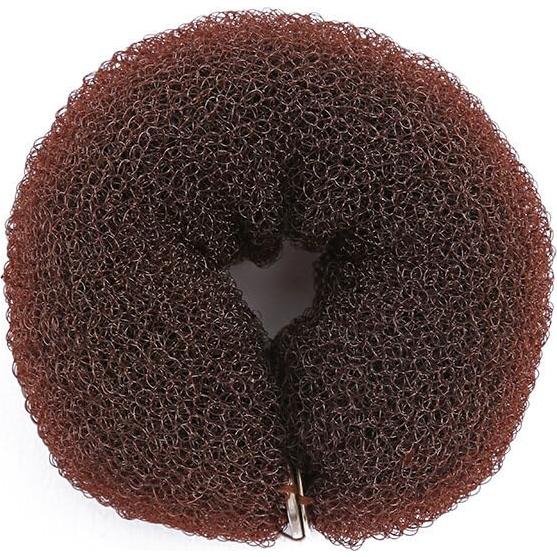 2 Piezas Donut Hair Bun Maker VASANA 20cm Color Marrón