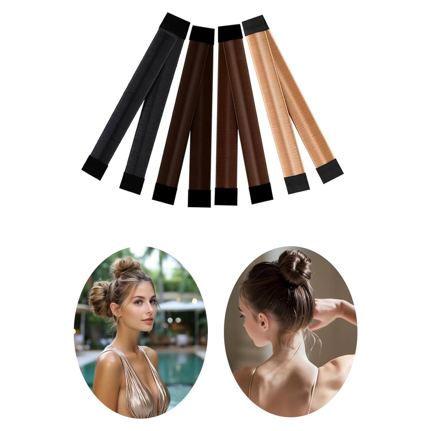 Fabricante de Moño Mágico MuYwa para Cabello Largo - 4 Colores