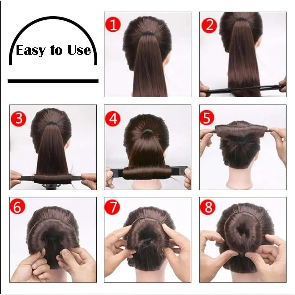 Fabricante de Moño Mágico MuYwa para Cabello Largo - 4 Colores