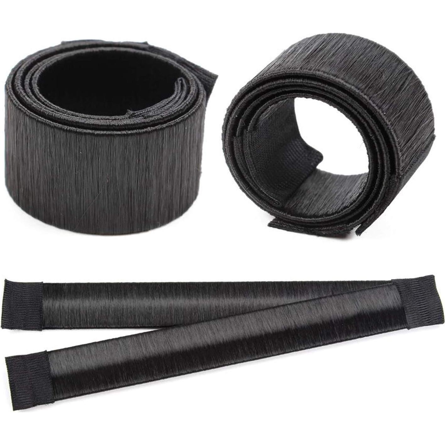 Fabricante de moños de cabello LHAAAYF 3 Pcs Negro