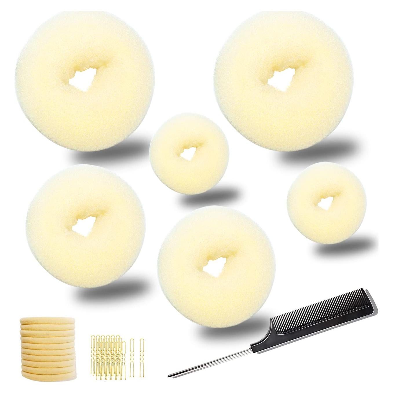 Juego de Hacer Moños de Cabello MeetFavorite 37 Piezas Beige