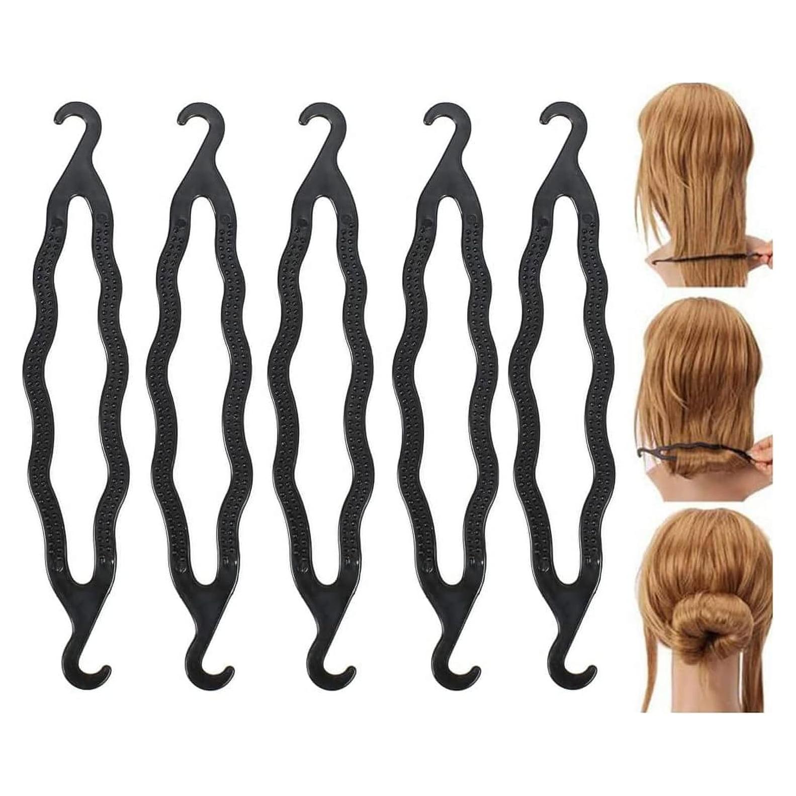 10 Piezas Sujetadores de Cabello PurYupearl para Moños y Trenzas