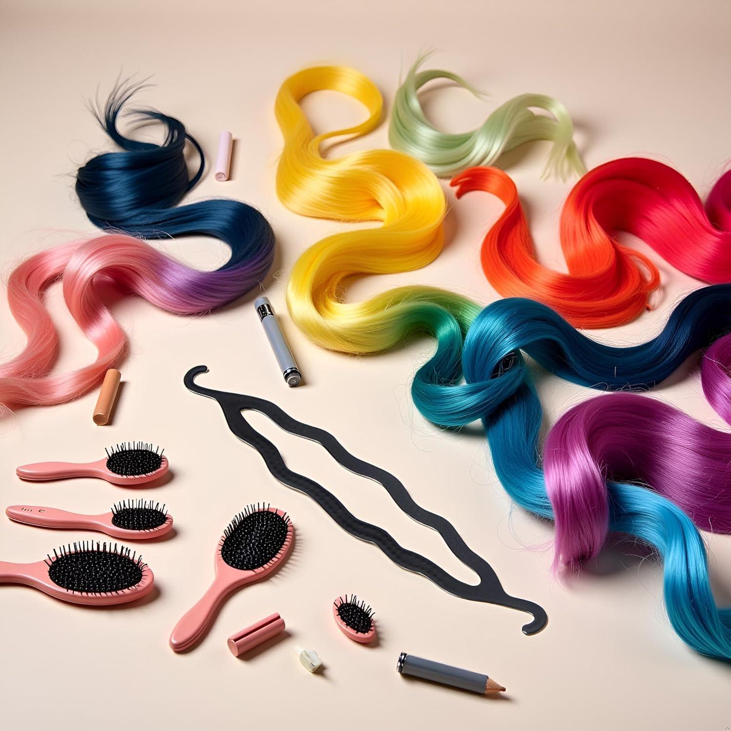 10 Piezas Sujetadores de Cabello PurYupearl para Moños y Trenzas