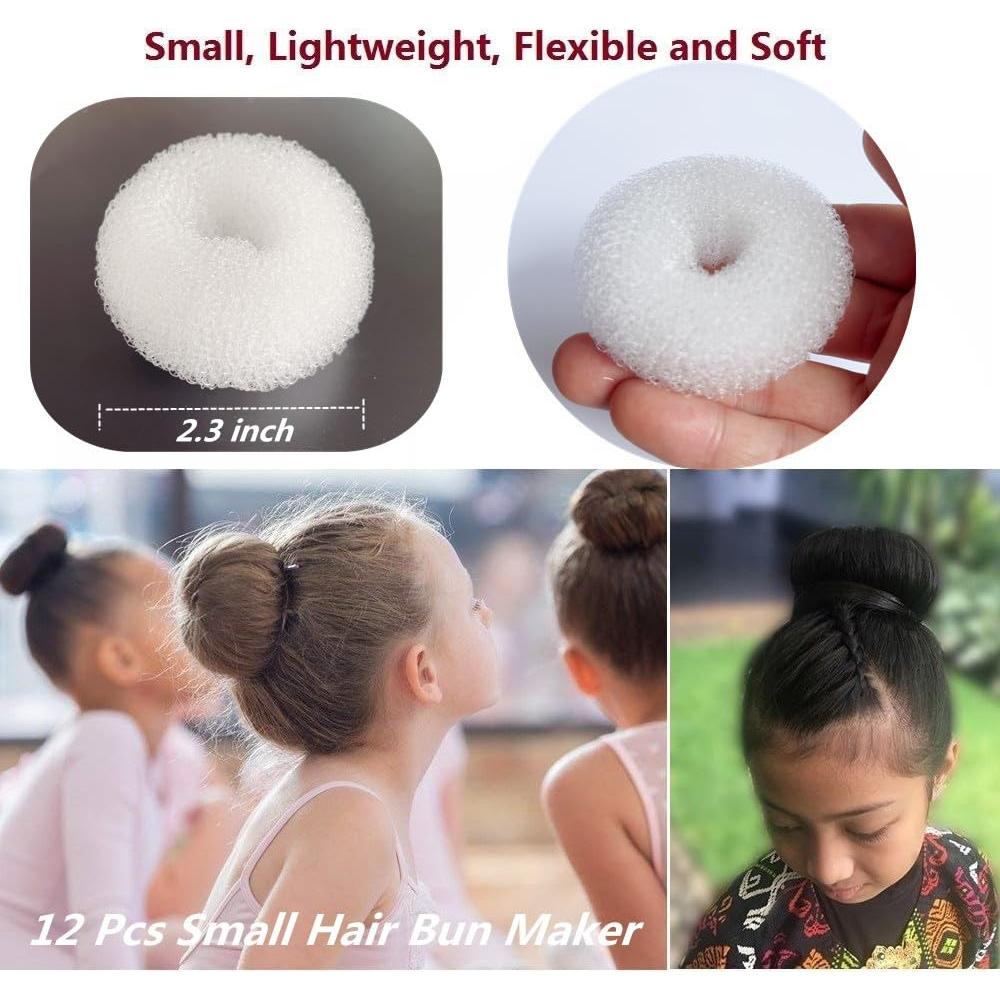 12 Hacedores de Moño Pequeños SQULIGT 6 cm Blanco