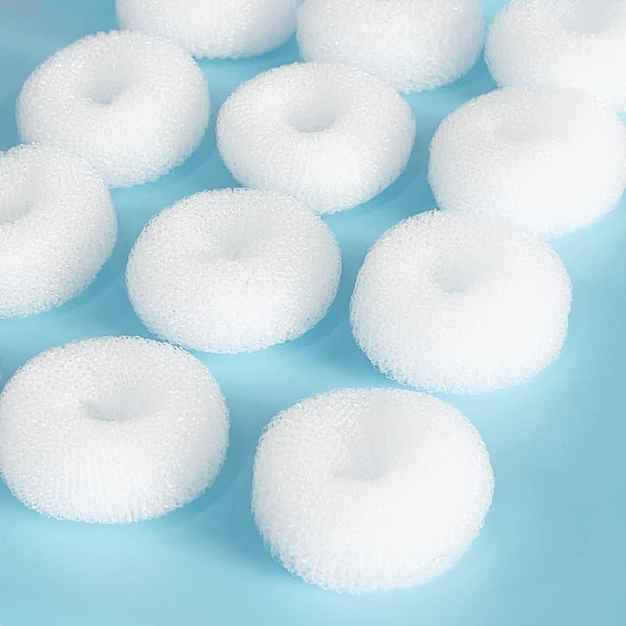 12 Hacedores de Moño Pequeños SQULIGT 6 cm Blanco