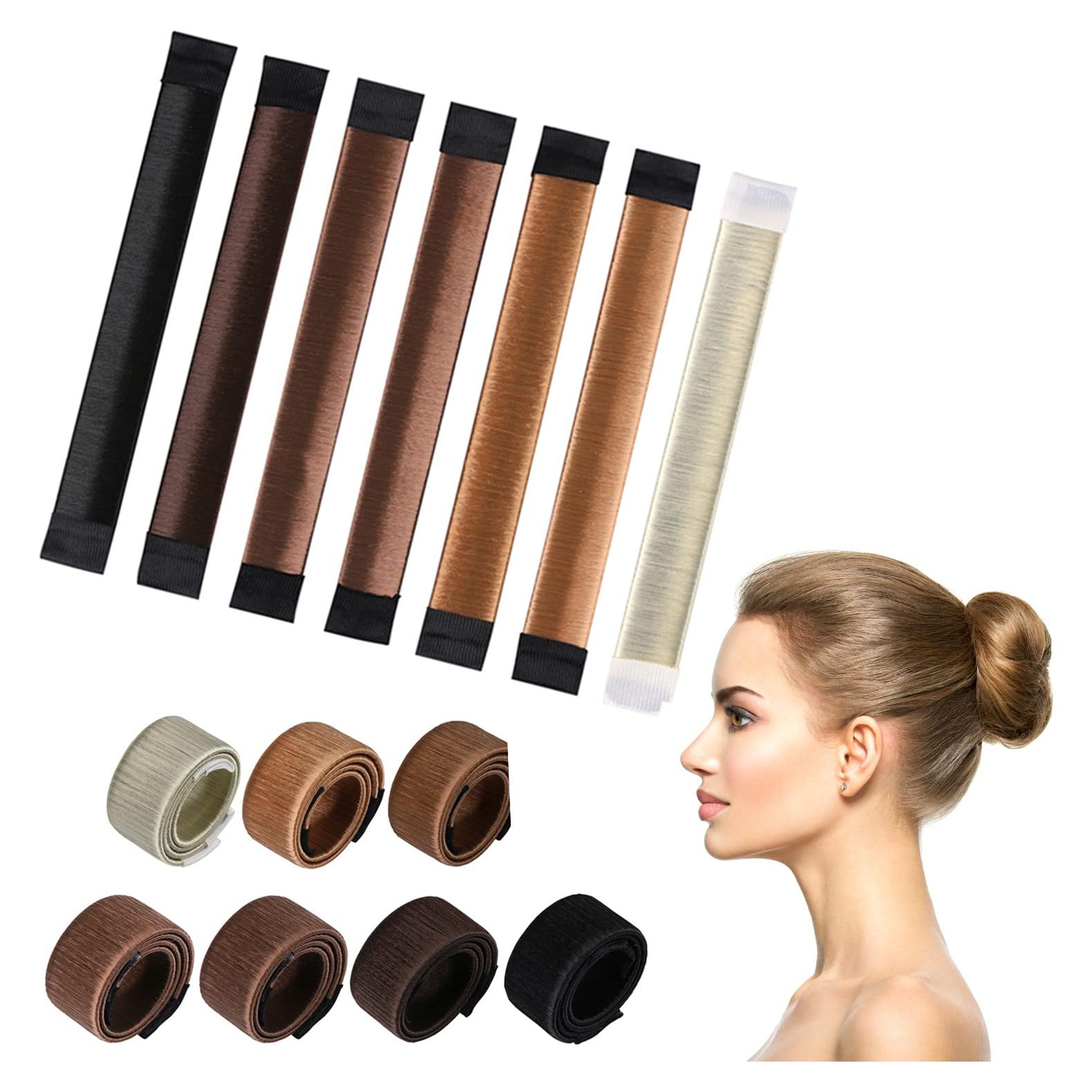 Hacedor de Moño KISSBUTY - 7 Tonos, Herramienta para Cabello