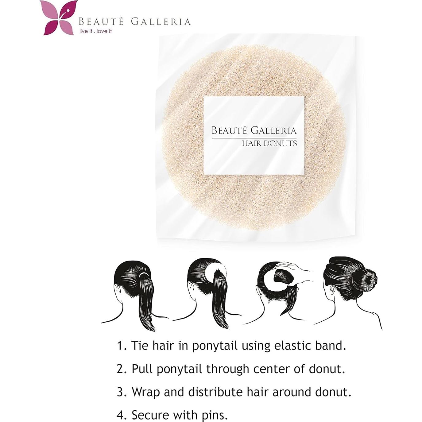 Dona para Cabello Beaute Galleria Mediana Beige 7.62 cm