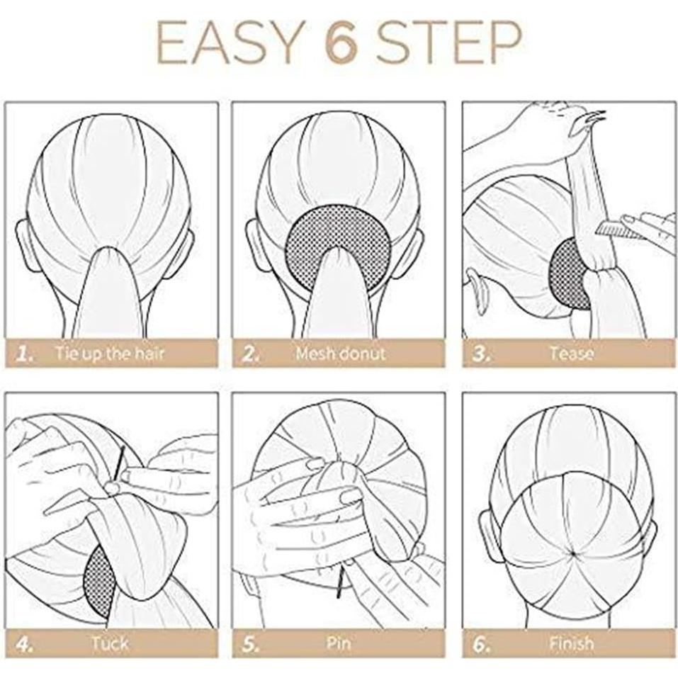 Juego de 6 Fabricantes de Moño Mini Much Hotter 6 cm Marrón