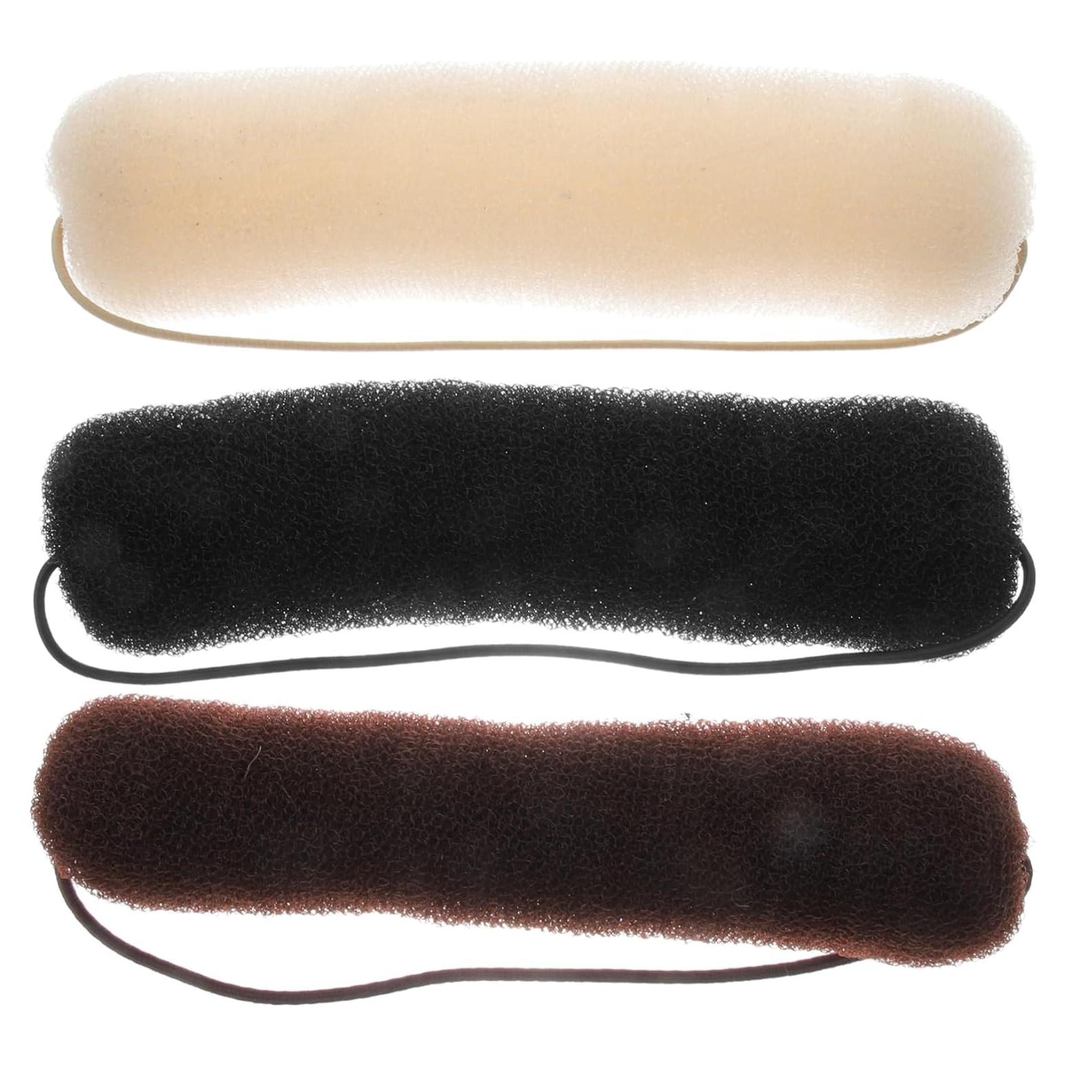 Hacedor de Moño Donut Ipetboom 3 Piezas para Cabello Largo