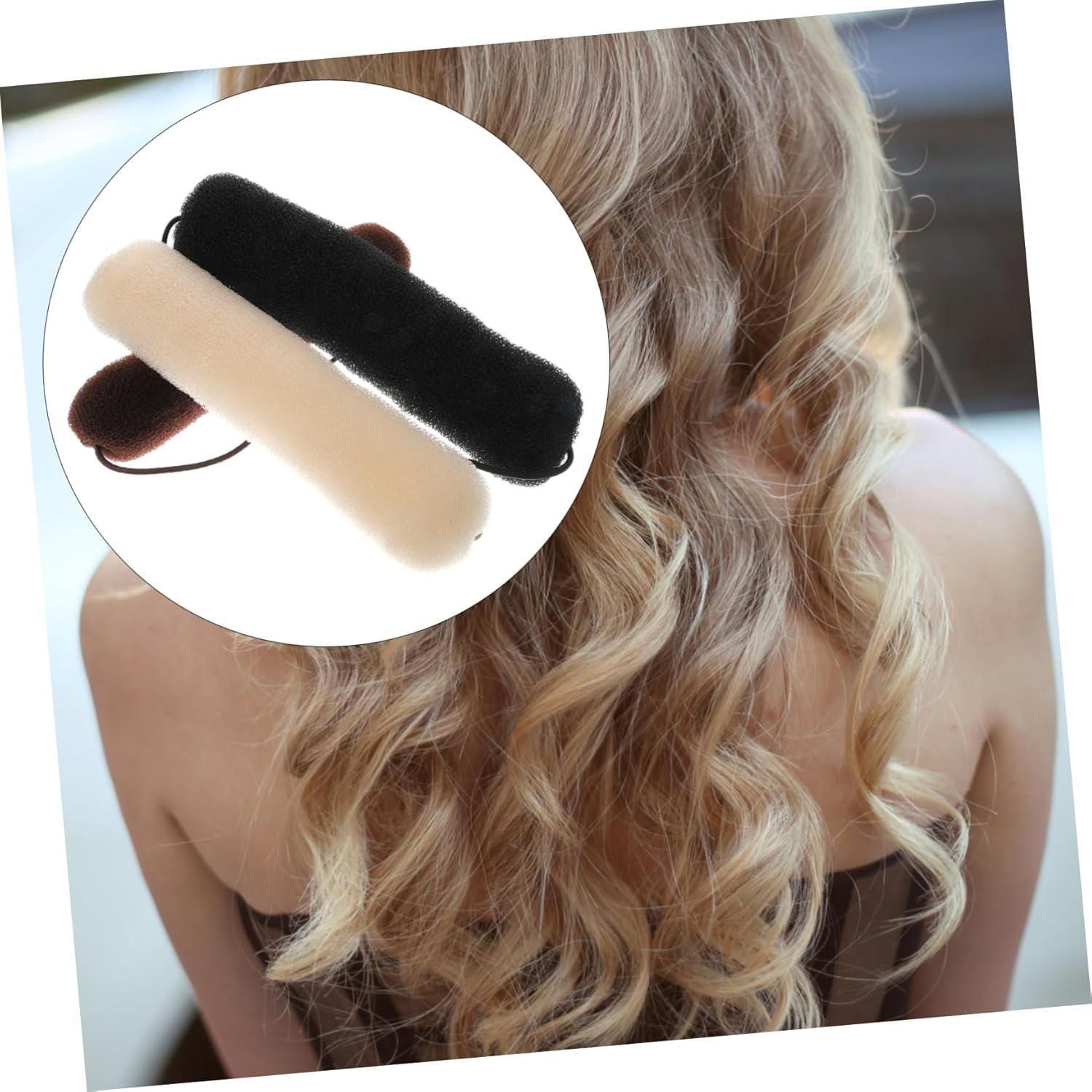 Hacedor de Moño Donut Ipetboom 3 Piezas para Cabello Largo