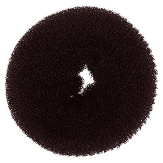 Donut Hair Bun Maker Rings Hair Bun Shaper Small Doughnuts Ring Styler Bun Makers for Kids Girls Chignon Donut Sock Forms for Adults Mini Doughnut Shapers for Short and Thin Hair Brown S (6cm)