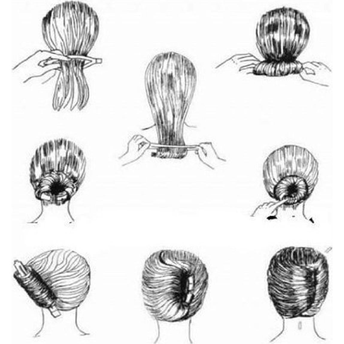 Estilizador de Moño AnHua® de Seda Satén (L+S) - Accesorios