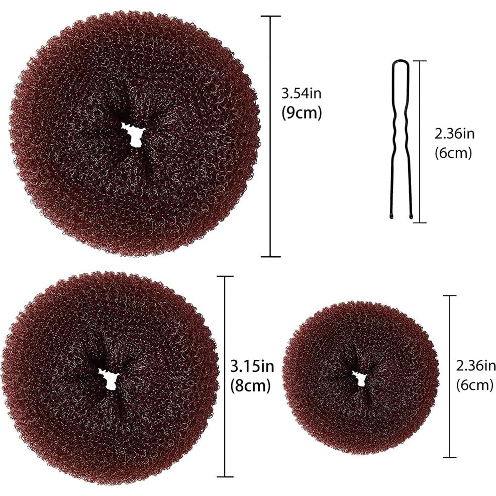 Fabricante de Donut Bun para Cabello Much Hotter - 3 Piezas