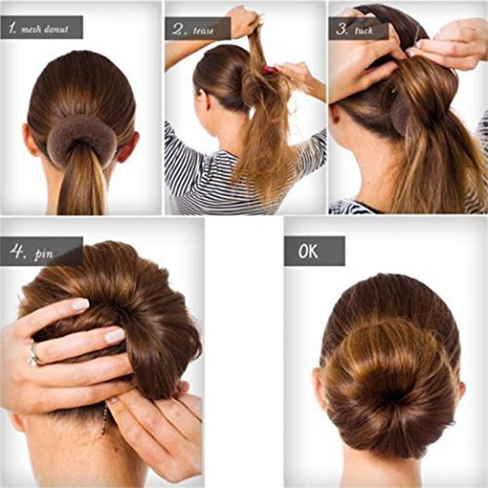 Fabricante de Donut Bun para Cabello Much Hotter - 3 Piezas