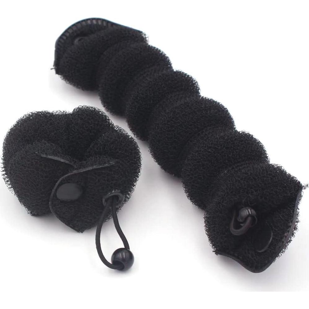 Creador de Moño de Cabello Mágico 3 Pcs Negro - Accesorios