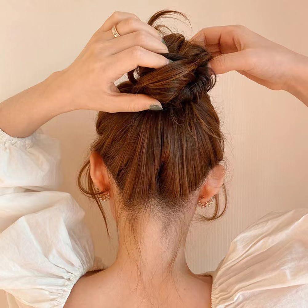 Hacedor de Moño de Cabello Donut VASANA 20cm 3PCS Nylon