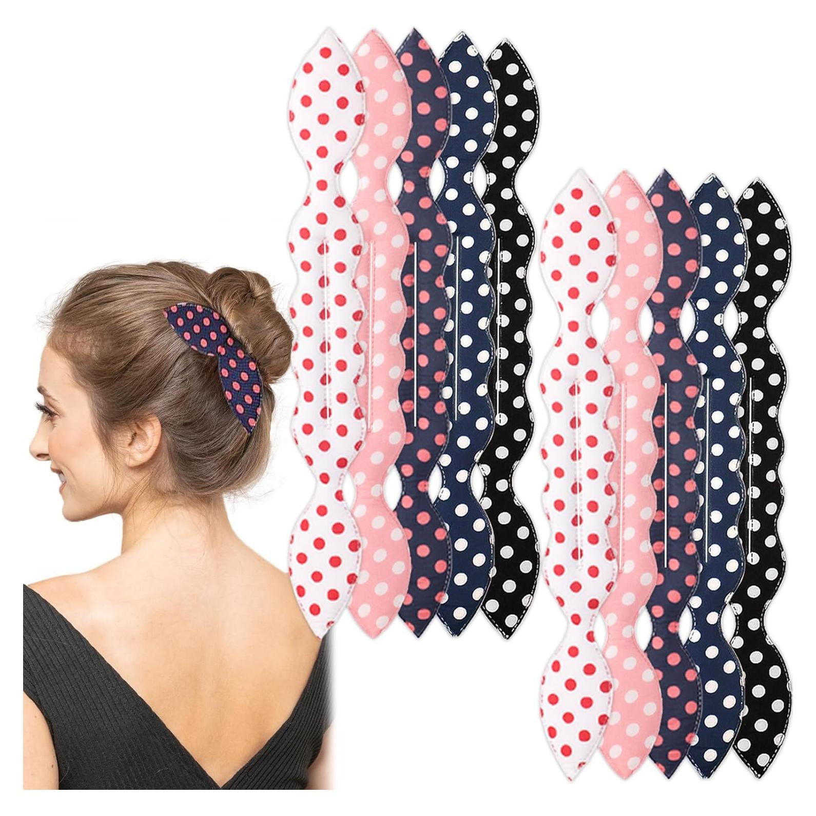 10 Piezas Fabricantes de Moño de Pelo Deft con Orejas de Conejo