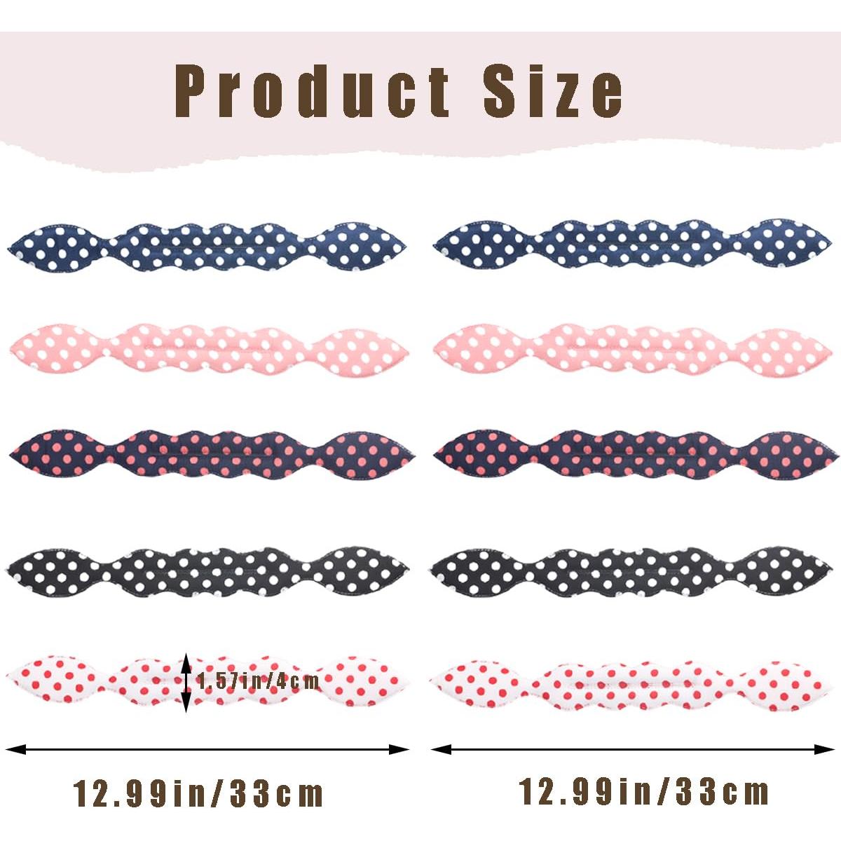 10 Piezas Fabricantes de Moño de Pelo Deft con Orejas de Conejo