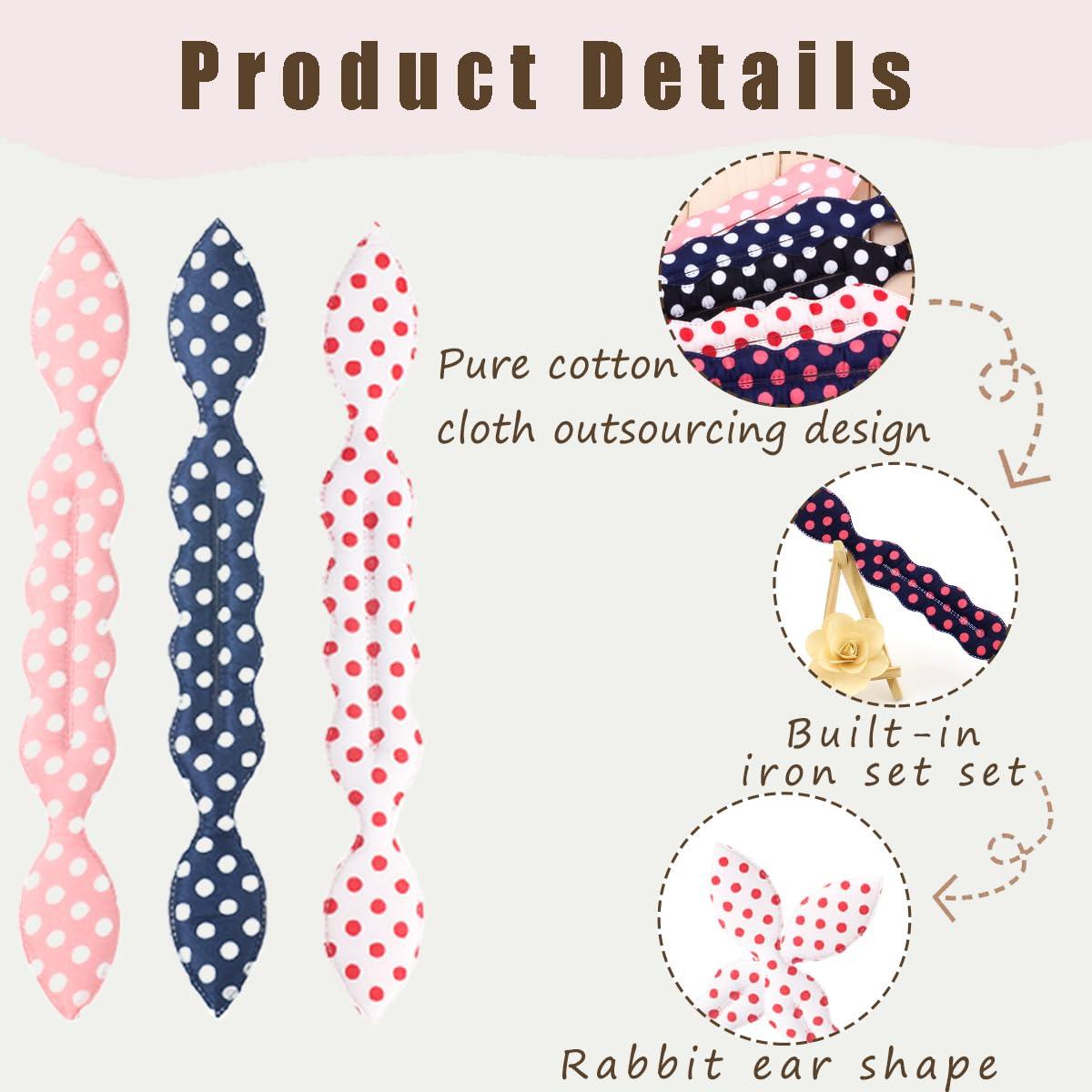 10 Piezas Fabricantes de Moño de Pelo Deft con Orejas de Conejo