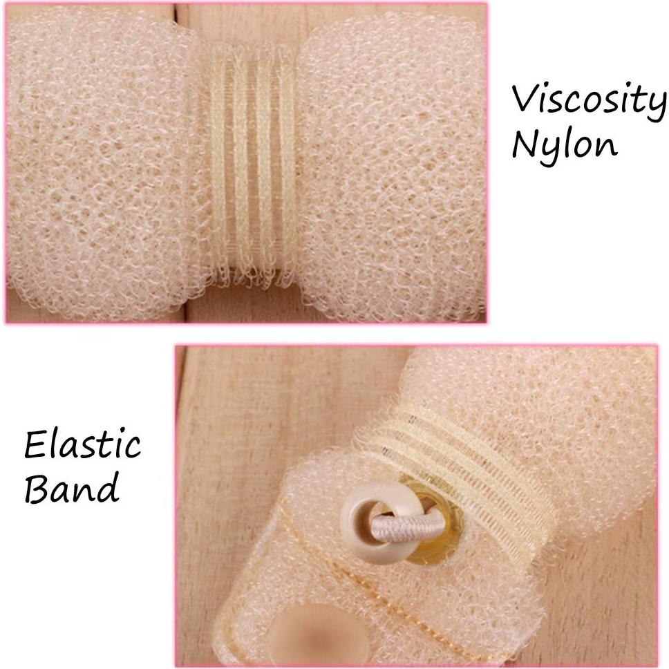 2 Piezas Donut Mágico para Cabello SYBL - Nylon Beige