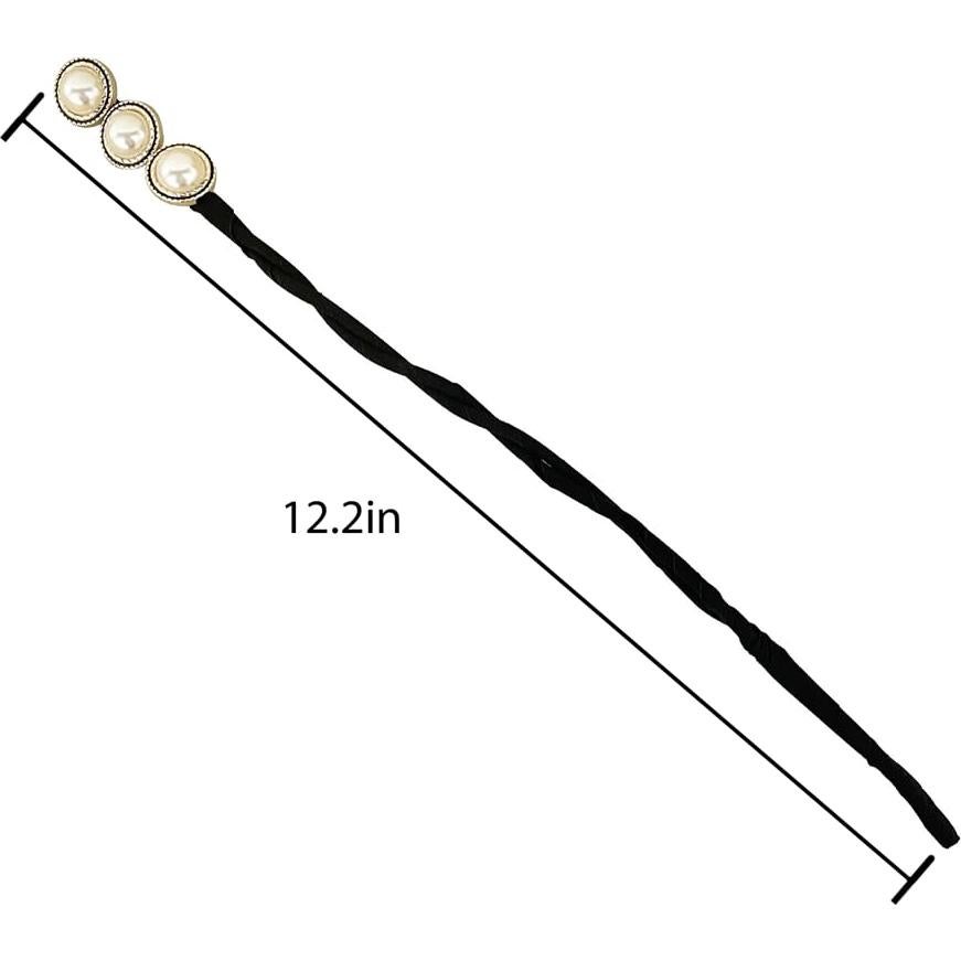 4 Piezas Hacedor de Moño de Cabello Flexible Much Hotter