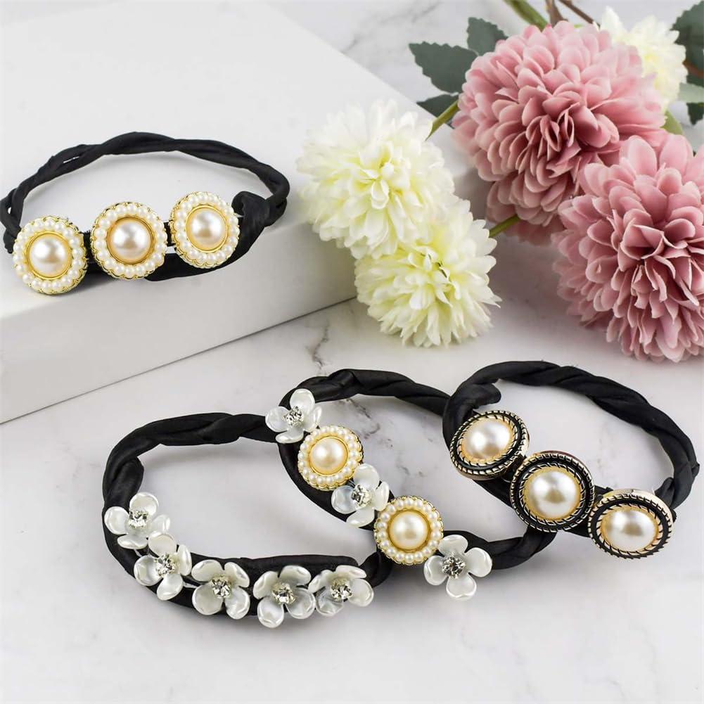 4 Piezas Hacedor de Moño de Cabello Flexible Much Hotter