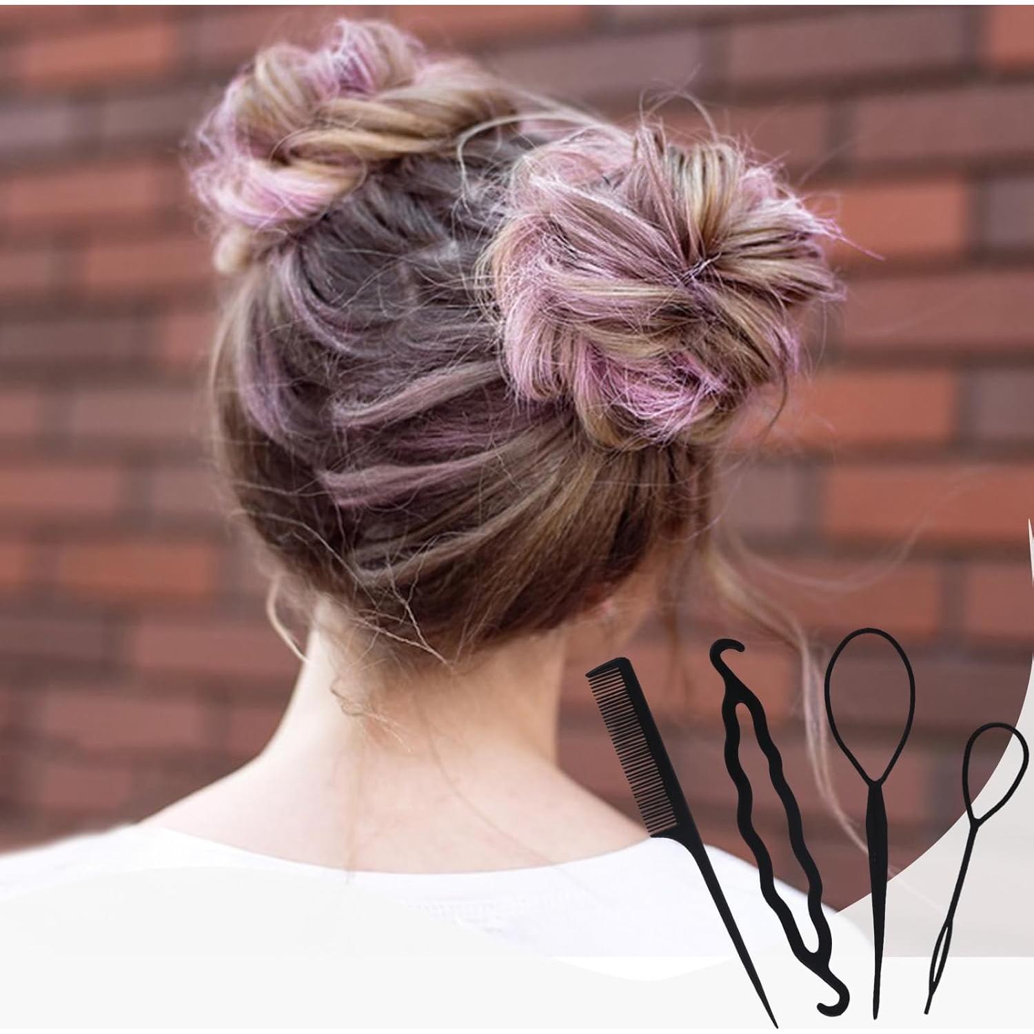 Juego de Formadores de Moño para Cabello SHEHARUHI 41 Pcs