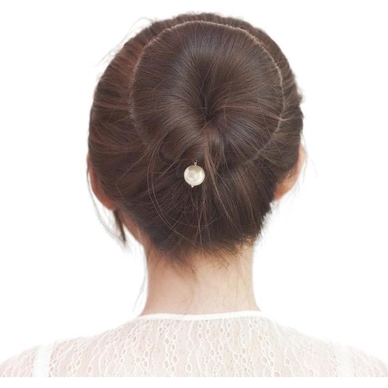 Juego de 3 Bandejas para Moños de Cabello VASANA - Negro 23CM