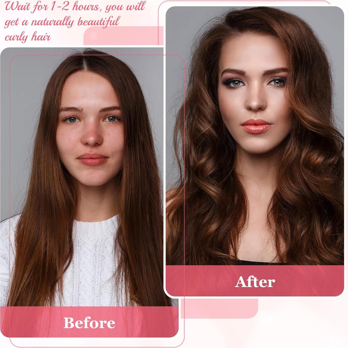 6pcs Bun Makers - Flexible Donut Twister, French Curl Hair Clips and Accessories for Women's Long, Thick or Thin Hair