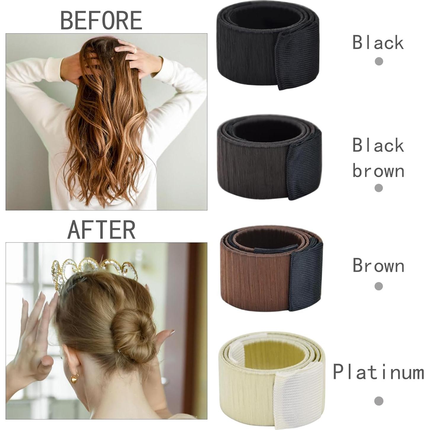 Hacedores de moño mágico AICKER 4 piezas para ballet y peinados