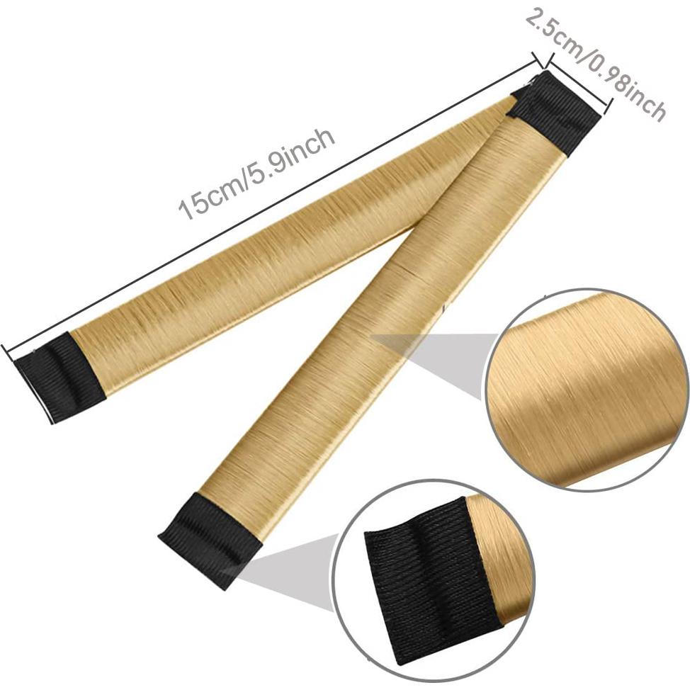 Juego de 3 Formadores de Donut para Cabello LHAAAYF 15 cm