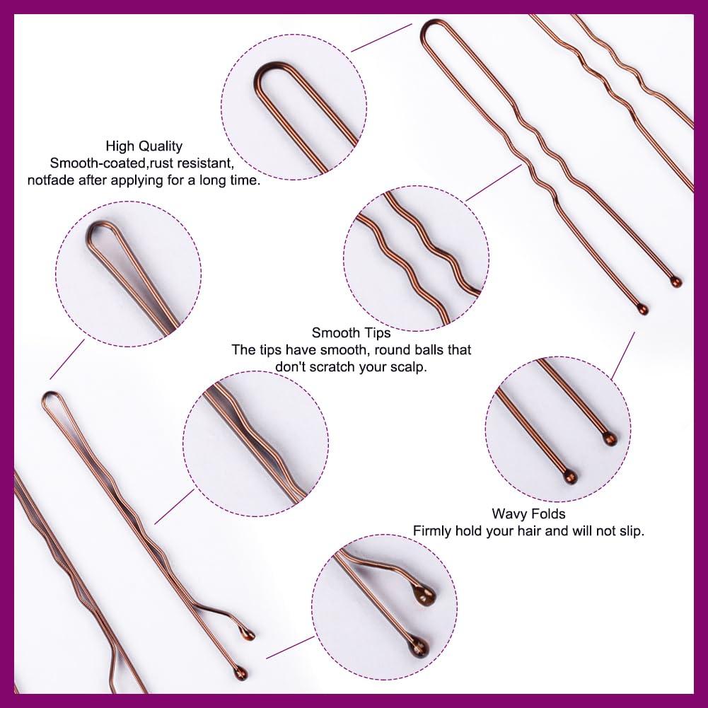 Set de Fabricantes de Moño de Dona 69 Piezas - Marrón Claro