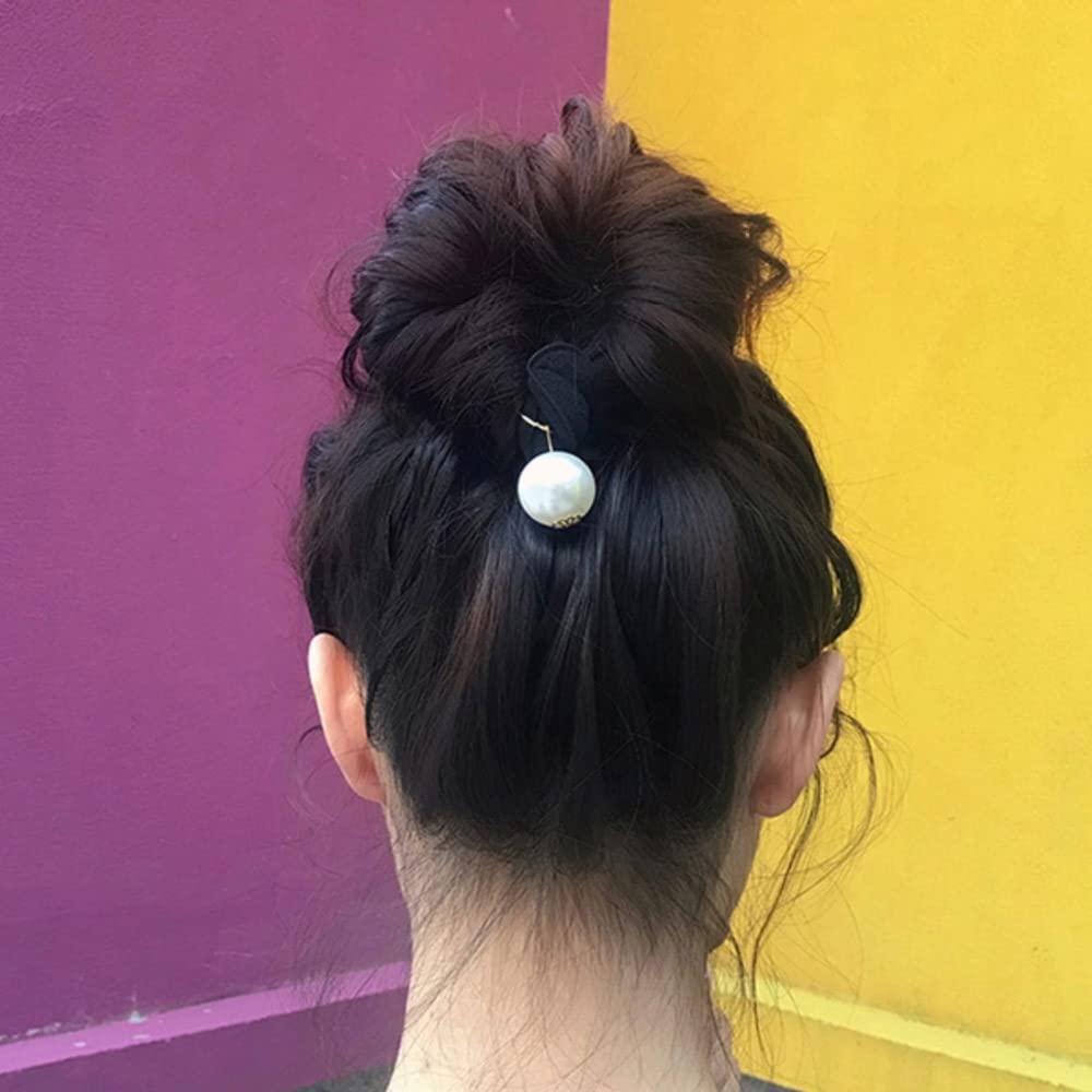 Pack de 3 Hacedores de Moño de Perlas DonLeeving - Clips Rizados