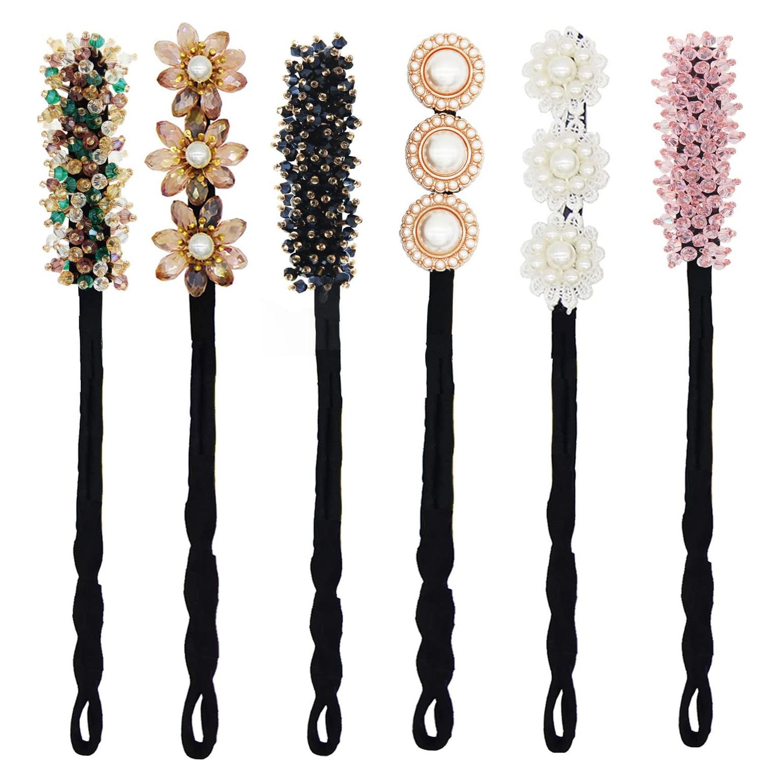 Hacedor de Moño JDXN 6PCS Colores Mezclados para Niñas