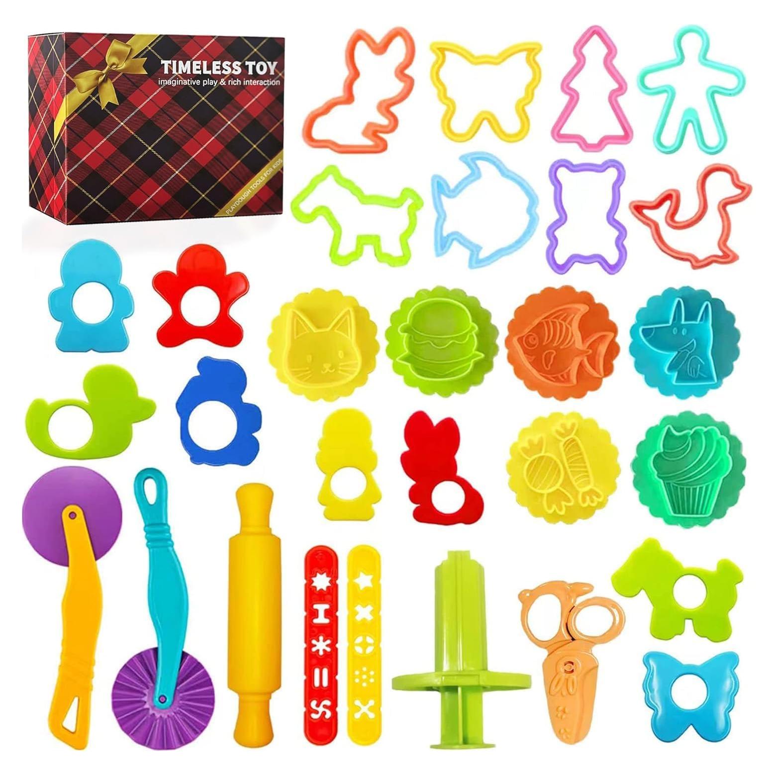 Juego de Herramientas de Masa YUNERKITA para Niños 2-8 Años