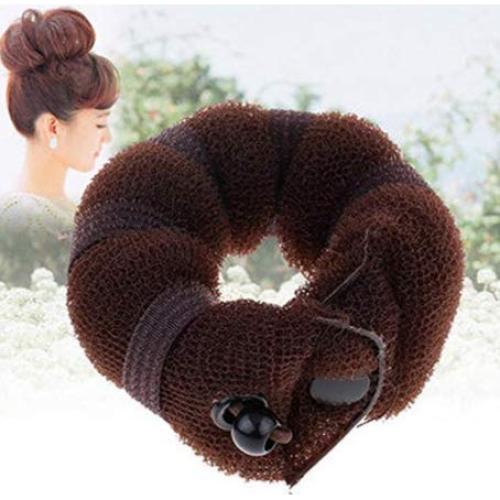 Juego de 2 Donas para Peinar Cabello DNHCLL Marrón 18.5 y 22.9 cm