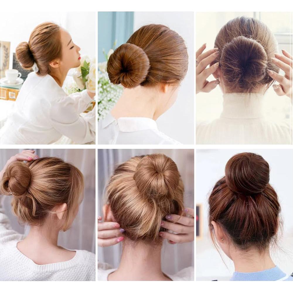 Set 3 Donuts de Pelo Mágico Happyupcity Marrón 24cm y 19cm